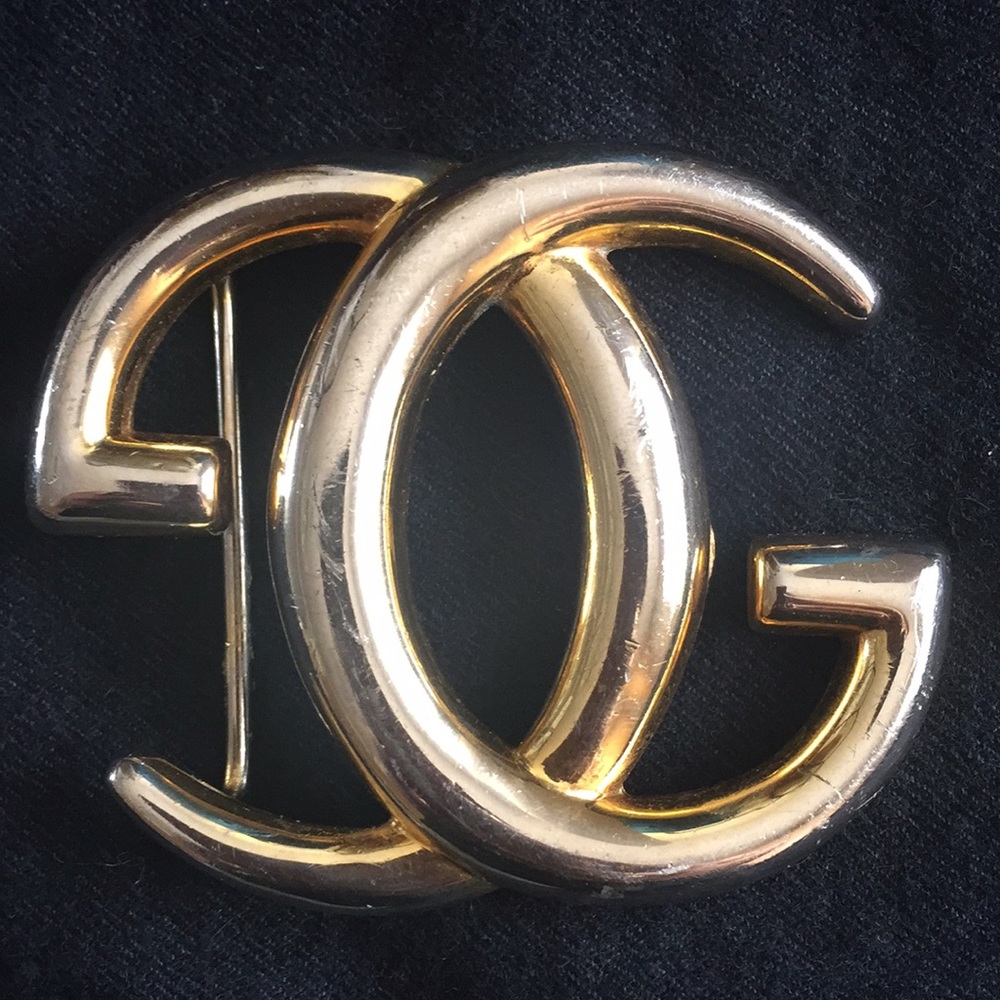1980’s Gold Gucci Belt Buckle Only